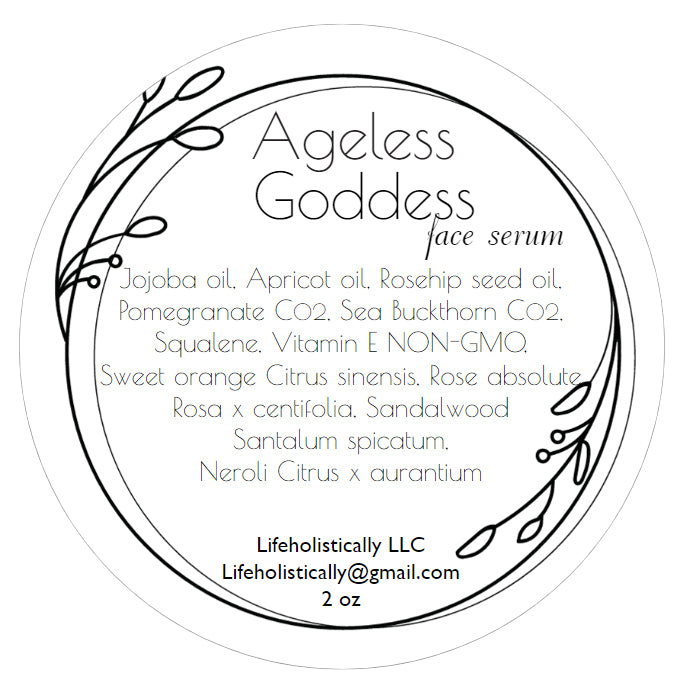 Vitamin C Face Serum Label