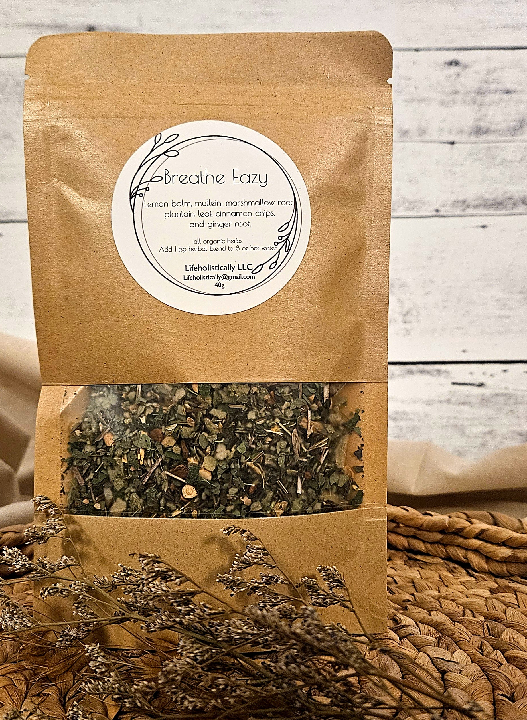 Breathe Eazy Supporitve Tea Blend Front